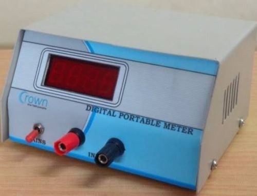 CROWN Automatic Plastic Digital Portable Meter (Tabletop), Power Source : Electric