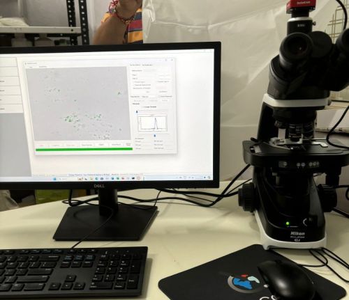 Particle Size Analyzer Of Disperse Solid Particles (Microscope)