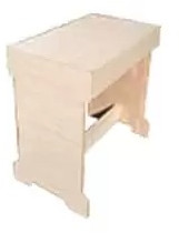 Wood Plain Polished FUR-ST008 Study Table, Shape : Rectangular