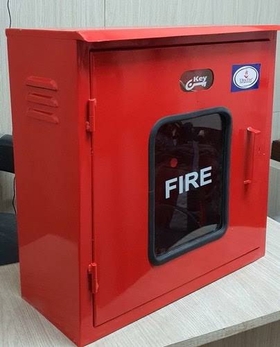 Mild Steel Fire Hose Box, Shape : Square