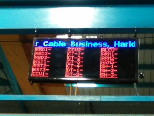 Supreme International Metal Andon Display System Remote