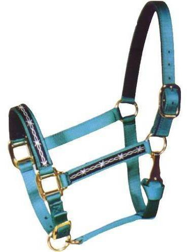 Plain Nylon Horse Halter, Color : Blue