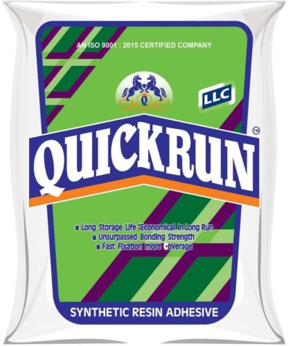 Quick Run Synthetic Resin (LLC), Color : Milky White, Form : Liquid