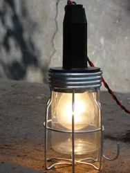 Aluminum Comet Hand Lamp