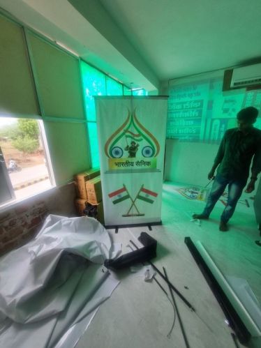 Roll up Banner Stand Services, Shape : Square