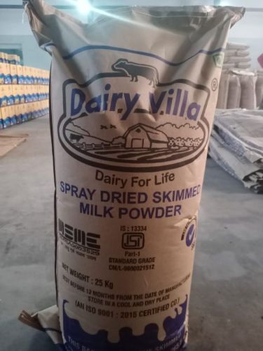 Dairy Villa Skimmed Milk Powder, Packaging Type : PP Bag