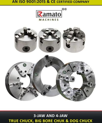 Ramato Metal Lathe Machine Chucks, Color : Silver, Shiny Silver, Metallic