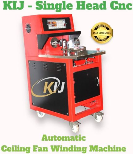 Fully Automatic CNC Ceiling Fan Winding Machine Single Head - Kij 150