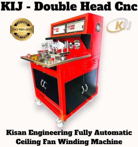 Fully Automatic CNC Ceiling Fan Winding Machine (Dual Head) - Kij 200