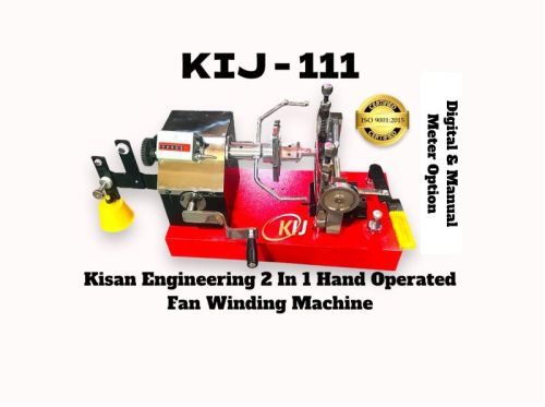 2-in-1 Ceiling Fan Winding and Coil Making Machine - Kij 111 (Hand Operated)