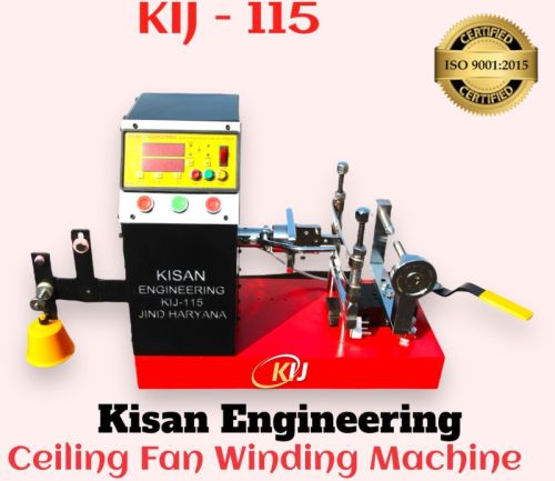 Electric Ceiling Fan Winding Machine (Fixed Die & Brake System) - Kij 115