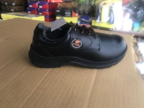 Fuel Armour Black Safety Shoes, Outsole Material : PU