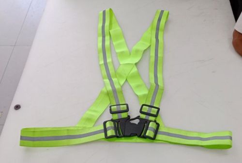 Plain Polyster Reflective Vest Belt Jacket, Sleeve Type : Sleeveless