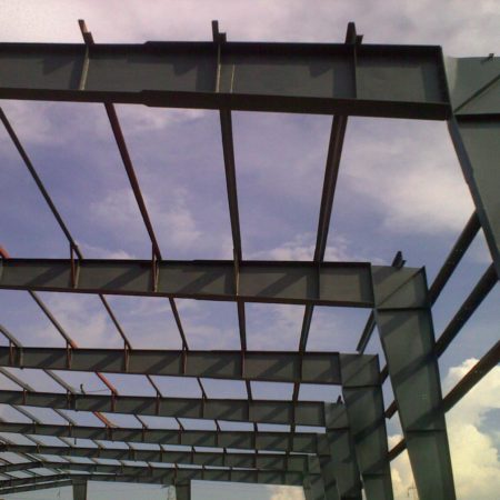 Polished Mild Steel Prefabricated Heavy Structure For Constructional