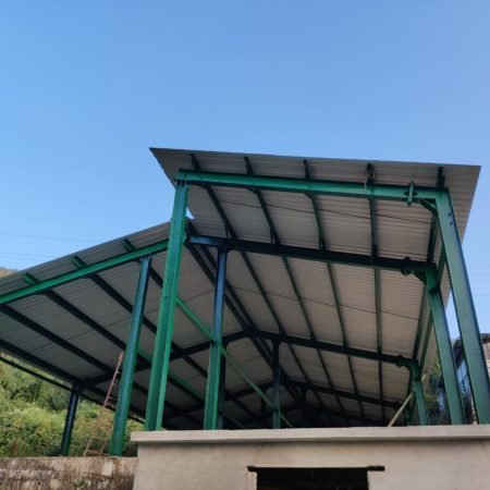 Polished Cast Iron Prefabricated Steel Structure For Constructional