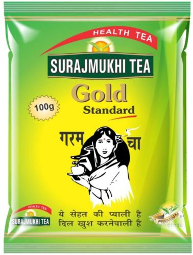 Tea Organic CTC Surajmukhi Gold Standard (100g) For Home, Office, Restaurant, Hotel