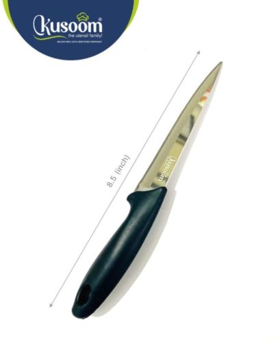 Kusoom Polished Kitchen Knife, Handle Material : Plastic