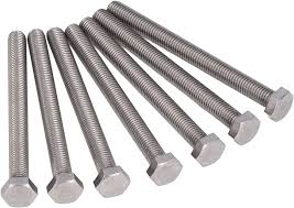 Polished Metal Automotive Hex Screws, Color : Grey