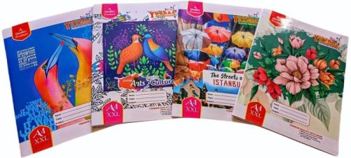 Yuvraj A4 College Writing Notebook, Cover Material : Laminated Paper Cover