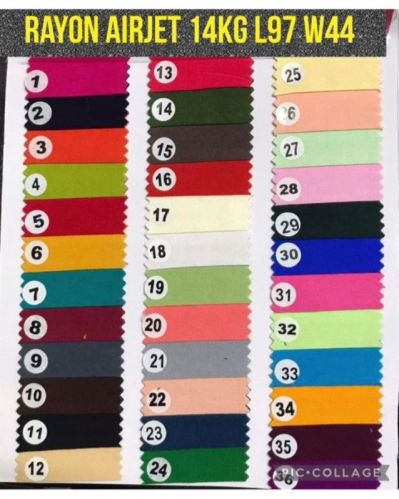 Plain Rayon Fabric, Packaging Size : Plastic Packing