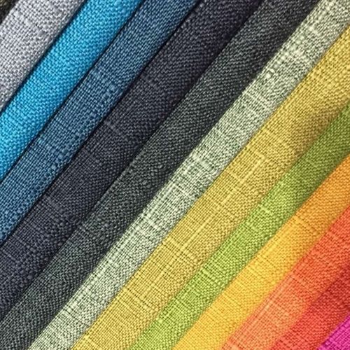 Plain Cotton Linen Fabric For Garments