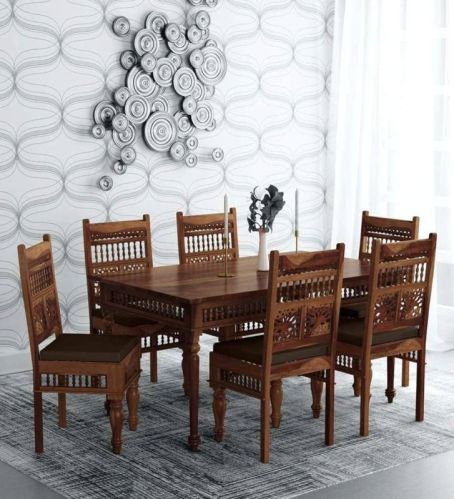 Royal Decor Solid Wood Dinning Table For Restaurant, Hotel, Home, Garden, Cafe