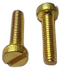 Brass Slotted Screw For Used Fastening, Securing