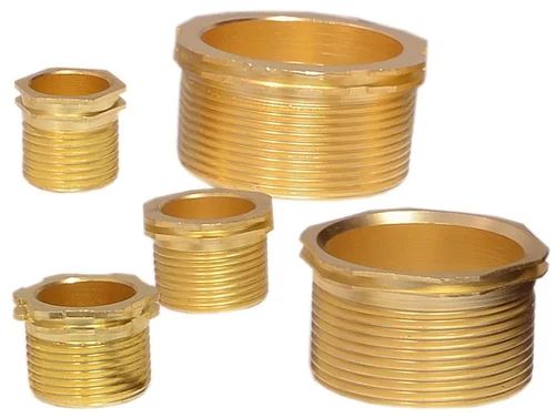 Brass UPVC Male Inserts, Color : Golden