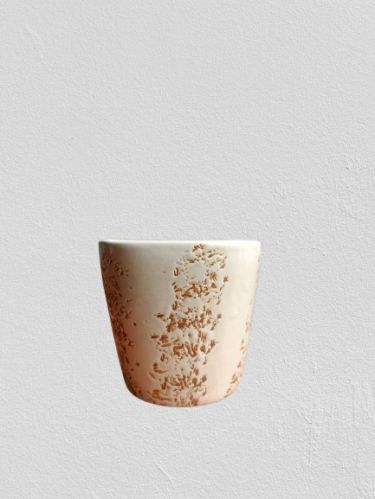 Matt Ceramic Hanging Planter, Shape : Round