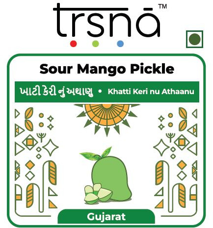 Trsna Sour Mango Pickle, Packaging Size : 400gm, 5 Kg