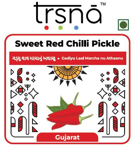 Gujarat Sweet Red Chilli Pickle, Packaging Type : Glass Bottle
