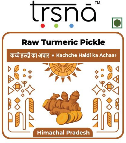 Raw Turmeric Pickle For Human Consumption