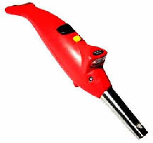 Plastic Dolphin Gas Lighter, Color : Red