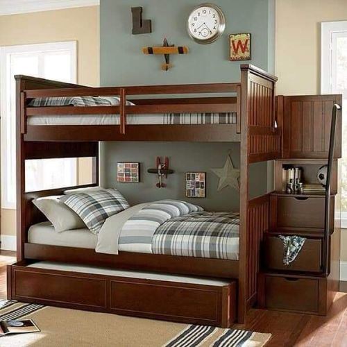 Polished Kids Wooden Bunk Bed, Brand Name : Amber