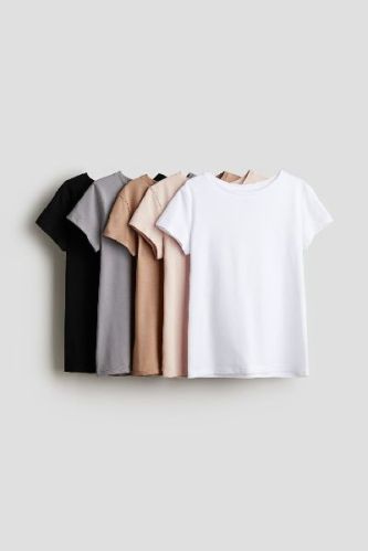 Plain Cotton Tshirt, Gender : Female