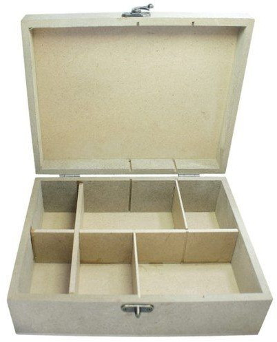 Plain Non Polished Jewellery MDF Box
