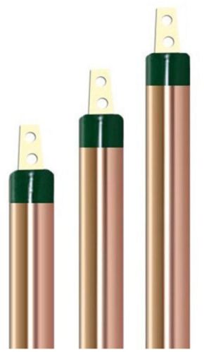 100 Micron Copper Bonded Earthing Electrode, Length : 1000-3000 Mm