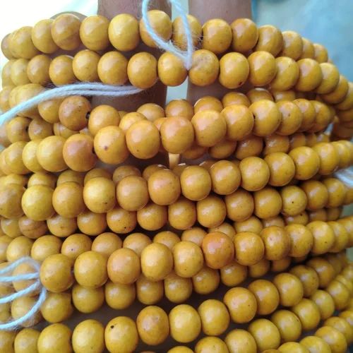 Glossy 2.5.mm Round Wooden Beads, Color : Brown For Jewelry