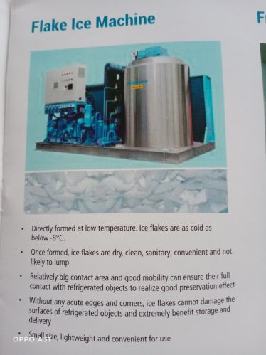 Automatic Electric Flake Ice Plant, Packaging Type : Grey