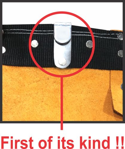 Leather Tool Apron, Color : Brown, Specialities : Impeccable Finish, Comfortable For Industrial Use