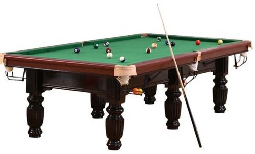 Polished Solid Wood Jbs Diamond Pool Table, Color : Brown, Green, Red