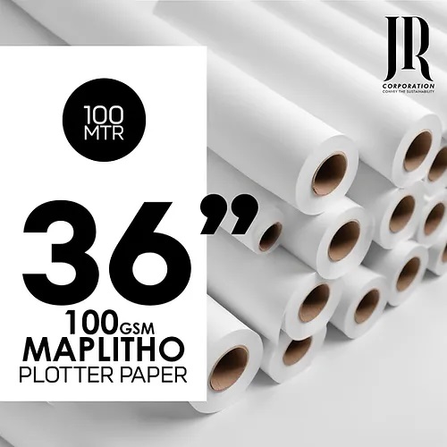 100 GSM 100 Meter Maplitho Plotter Paper Rolls