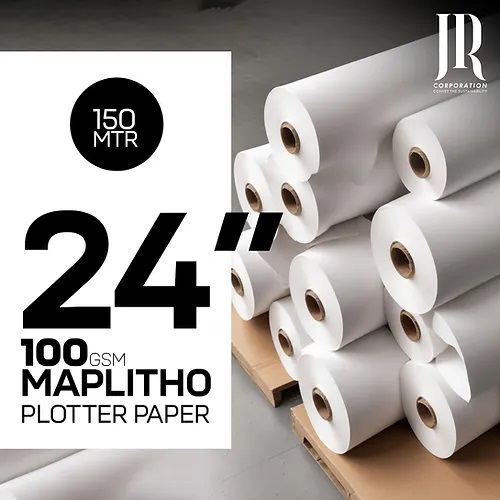 100 GSM 150 Meter Maplitho Plotter Paper Roll