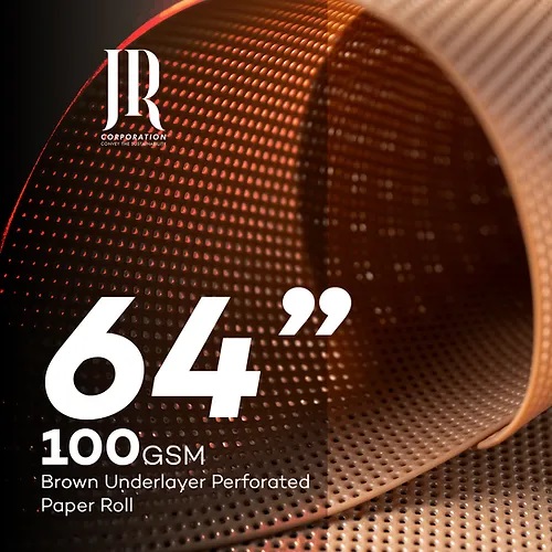 100 GSM 64 Inch Perforated Underlay Paper Rolls
