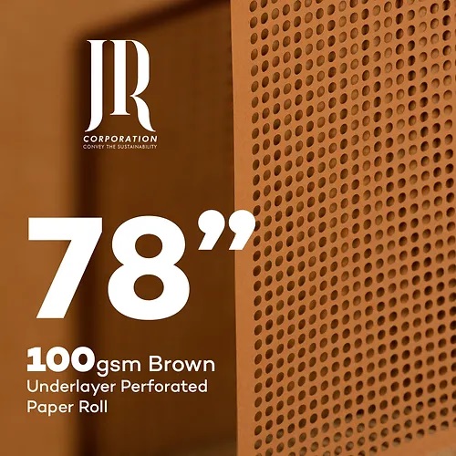 100 GSM 78 Inch Perforated Underlay Paper Rolls