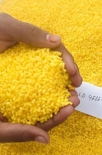 Soft Plastic Yellow LDPE Granules, Packing Size : 25