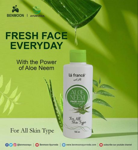 La France Aloe Neem Face Wash - Enriched With Honey - 100 Ml