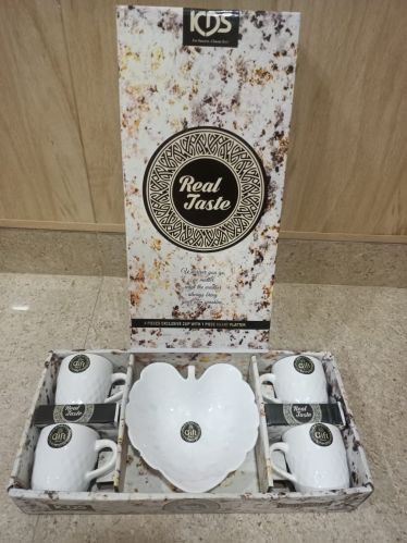 Polished Printed Glass Tea Cup Anitque for Coffee