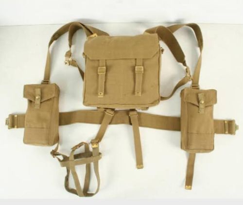 Canvas Plain 1937 Khaki Webbing Set