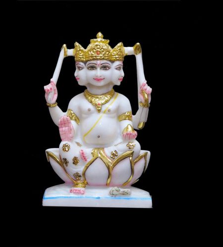 Polished Kartikey Marble Statue Modern All, Speciality : Shiny